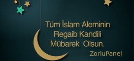 Regaip Kandiliniz Mübarek Olsun